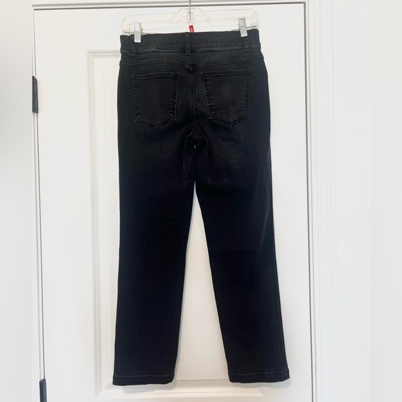 SPANX Ankle Straight Leg Jeans Black - Picture 6 of 8